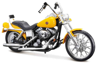 Maisto Harley Davidson FXDWG Dyna Wide Glide (2001) yellow, 1:18