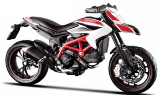 Maisto Ducati Hypermotard SP, Bílá 1:18