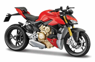 Maisto Ducati Super Naked V4 S, Červená 1:18