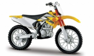 Maisto Motocykl, Suzuki RM-Z250, žlutá, 1:18