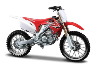 Maisto Motocykl, Honda CRF450R, červená, 1:18
