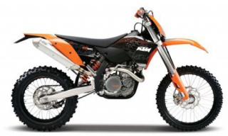 Maisto KTM 450 EXC, Oranžová 1:18