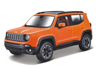 Maisto Jeep Renegade Oranžový 1:24