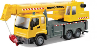 Bburago servisní vozidlo Stavební kamion s jeřábem 1:43