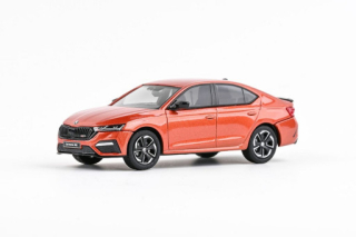 Abrex Škoda Octavia IV RS (2020) Oranžová Tangerine Metalíza 1:43