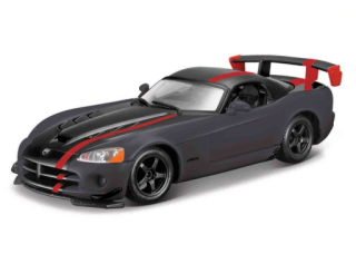 Bburago Dodge Viper SRT10 ACR šedo-černé 1:24