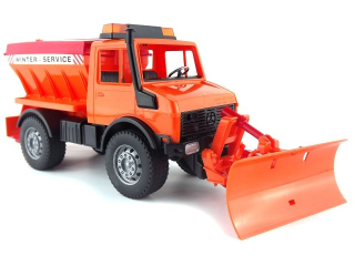 Bruder 2572 Mercedes Benz Unimog pro zimní údržbu silnic