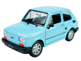 Welly Fiat 126 Světle modrý 1:21