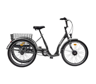 Elektro Trojkolka Liberty e-COMFY 24" 3spd 2026 antracitová 36V 14Ah