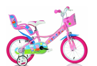 Dino Bikes Dětské kolo Prasátko Peppa 14"