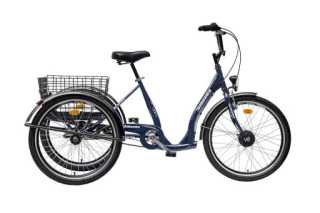 Liberty e-COMFY elektrotrojkolka 24" 3spd. 2026 modrá 36V 14Ah, barevný displej