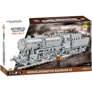 Cobi 6281 Parní lokomotiva Kriegslokomotive Baureihe 52, 1:35