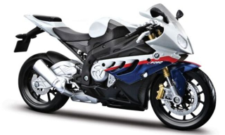 Maisto Motocykl, 2010 BMW S1000RR, bílá, 1:12