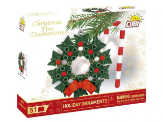 Cobi 20009 Ozdoba na stromeček Věnec, 51 kostek