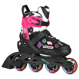 NILS Extreme NA2053A VIBE Kolečkové brusle, růžové, vel.S (33-36)