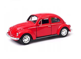 Welly Volkswagen Beetle Hard Top, Červený 1:34-39