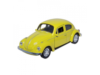 Welly Volkswagen Beetle Hard Top, Žlutý 1:34-39