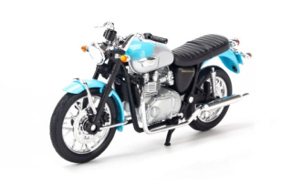 Welly Triumph 2002 Bonneville modrá 1:18