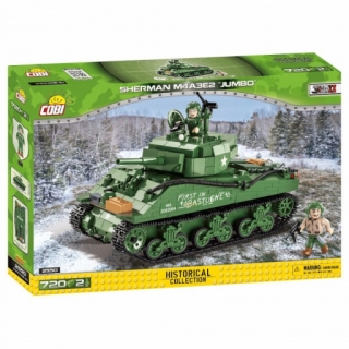 COBI 2550 II WW Sherman M4A3E2 Jumbo, 720 kostek