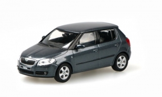 Abrex Škoda Fabia II (2006) Šedá Anthracite Metalíza 1:43