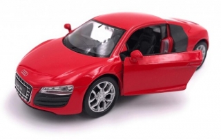 Welly Audi R8 V10 Coupé, Červená 1:34-39