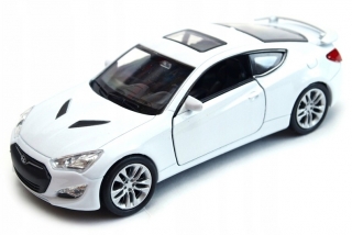 Welly Hyundai Genesis II Coupe, bílé 1:34-39