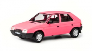 Abrex Škoda Favorit 136L (1988) Růžová Matná 1:43