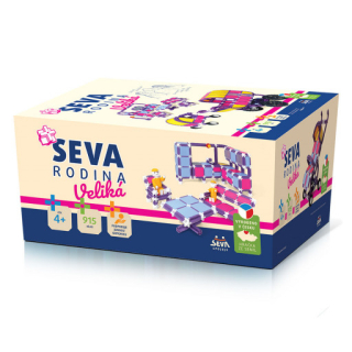 Stavebnice Seva Rodina Veliká 915 dílků