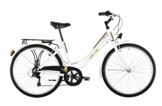 Kenzel Jízdní kolo Boulevard Royal 6spd 26" 2026 bílo-hnědé