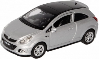 Welly Opel Corsa OPC, Stříbrný 1:34-39