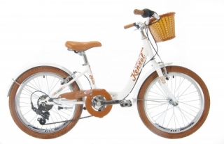 Kenzel Dětské jízdní kolo Bella 20 Royal 6spd 2026 bílo-hnědé