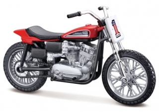 Maisto Harley Davidson 1972 XR750 Racing Bike red 1:18