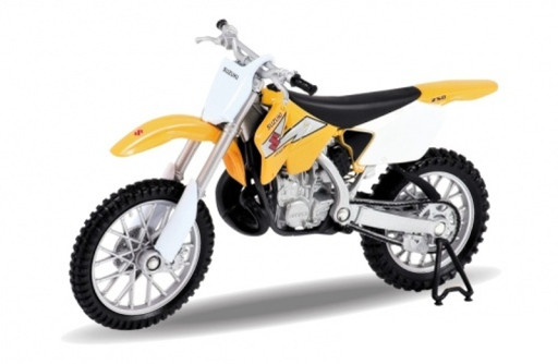 Welly MOQ Suzuki RM 250 žlutá 1:18