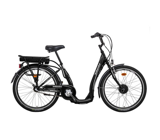 Elektrokolo pro seniory Liberty Comfy Steel 3spd. 26", 36V/10,4Ah, antracitové, LCD Displej  Základní