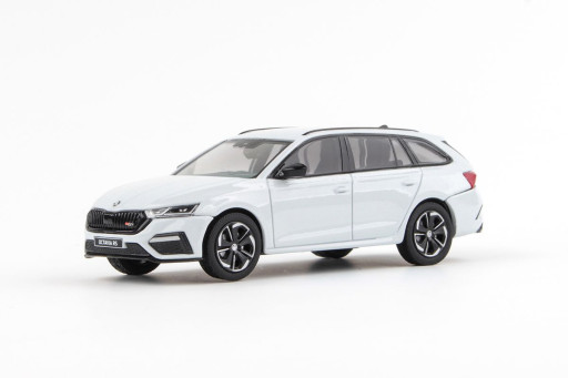 Abrex Škoda Octavia IV Combi RS (2020) Bílá Moon Metalíza 1:43