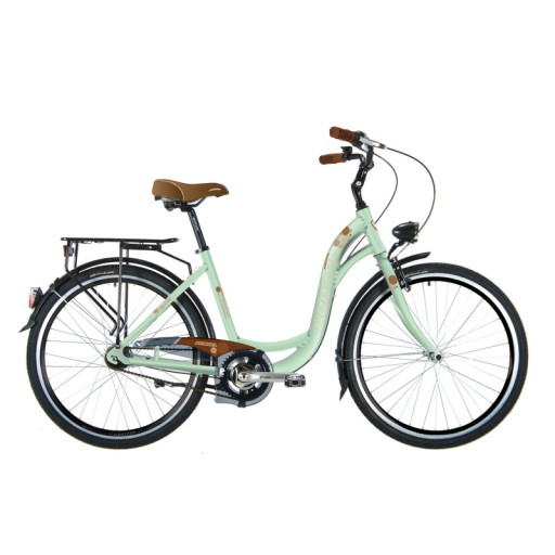 Kenzel Městské kolo Dream Classic 3spd 26" 2026 pistáciové