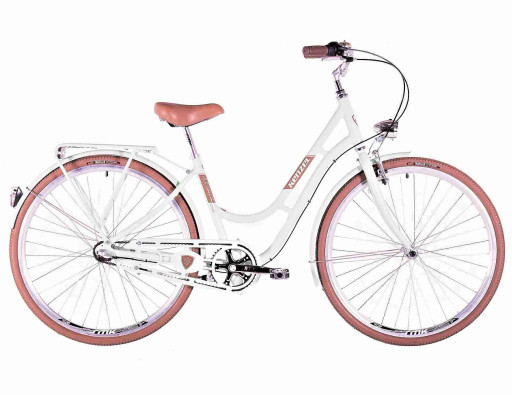 Kenzel Jízdní kolo Nostalgic Classic 3spd 26" 2026 bílo-hnědé