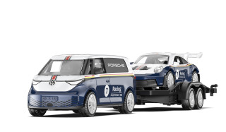 SIKU Super - VW ID Buzz s Porsche 911 GT3 RS