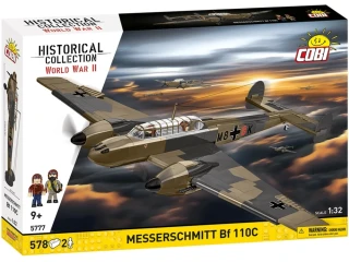 Cobi 5777 II WW Messerschmitt Bf 110C, 1:32, 578 k, 2 figurky