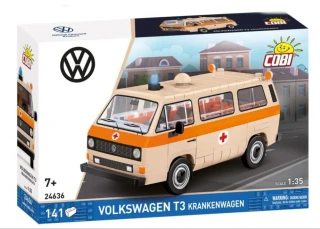 Cobi 24636 Volkswagen T3 Sanitka, 1:35, 141 kostek